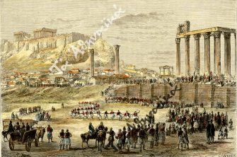 Η Καθαρά Δευτέρα του 1844 στους Στύλους Ολυμπίου Διός