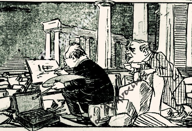 Όταν ο Ουίνστον Τσόρτσιλ ζωγράφιζε τον Παρθενώνα!