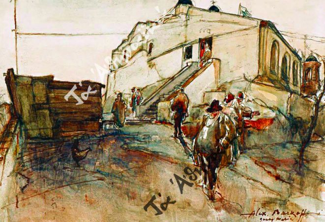 Ο Αϊ Γιώργης Λυκαβηττού και το δράμα  του κοσμοκαλόγερου Εμμ. Λουλουδάκη